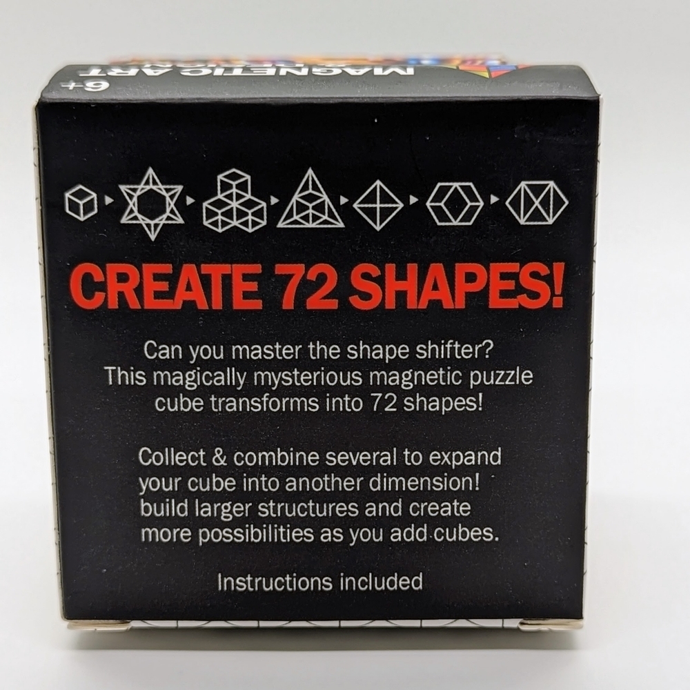 🔥 3D Changeable Magnetic Puzzle Cube Toy (Green, Black) 🔥 - Picture 2 of 7